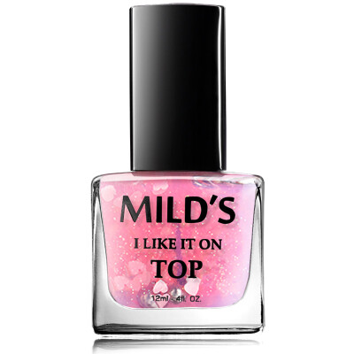 

Mild' (MILD') Tasteless Healthy Maternity Children Available Healthy Waterborne Strippable Nail Polish (Pink Peach Heart) Sequins Transparent