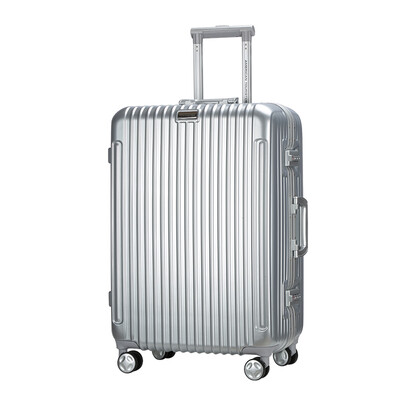 

American Travel AmericanTourister Trolley Case 20 Inch Aluminum Frame Box Men&Women Simple Business Suitcase Aircraft Wheel TSA Lock BH4 Boarding Case Black Send Box Set