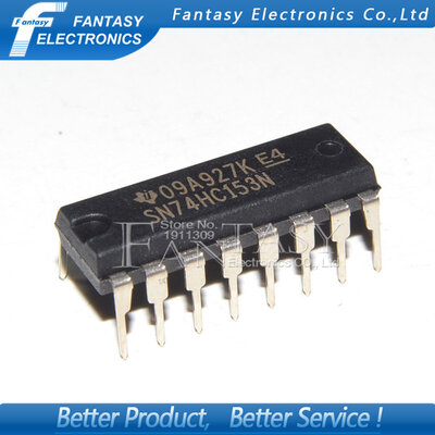 

10PCS SN74HC153N DIP16 SN74HC153 DIP 74HC153N 74HC153 new&original IC free shipping