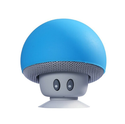 

Мультяшная грибная головка Mini Bluetooth Stereo Встроенный микрофон Hands-free Беспроводная портативная подставка для мобильного Sucker Mini Speake