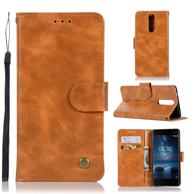 

Mzxtby High quality PU Leather Cover Case Flip PU Leather Flip Fundas Silicone Phone Case 5Inch Case For Nokia 2 TA-1029 TA-1035 F