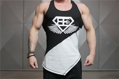 

Muscle Dr Fitness Brothers Sports Outdoor Running Training Fashion Casual Vest Men