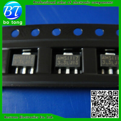 

Free Shipping 1000PCS AMS1117-33V AMS1117 LM1117 1117 33V Voltage Regulator SOT-89