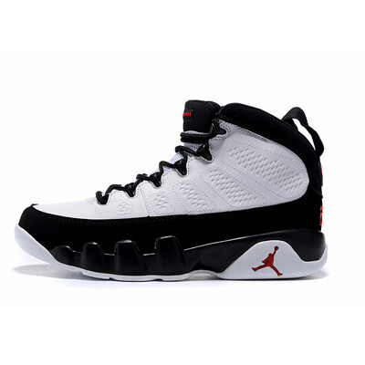 

Оригинальные новые аутентичные Air Jordan 9 White / Black-Red мужские ботинки для баскетбола