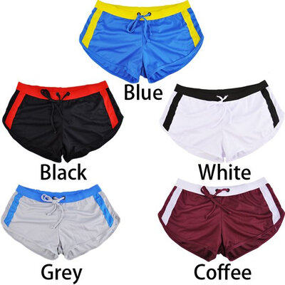 

New Mens Sport Short Boxer Brief Mesh Shorts underwear 5 Colors 3 Sizes
