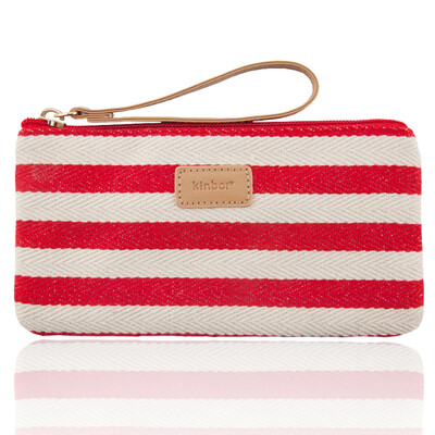 

Simple cotton stationery bag pencil case holding bag red zebra DTB6209