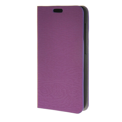 

MOONCASE Wood grain Leather Flip Wallet Card Slot Stand Back чехол для Huawei Ascend Y625 Purple