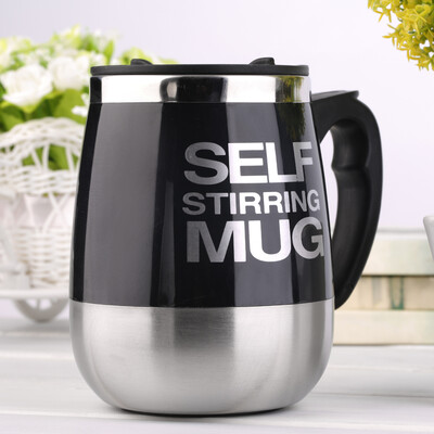 

450ml Stainless Self Stirring Mug Auto Mixing Drink Tea Coffee Cup Home