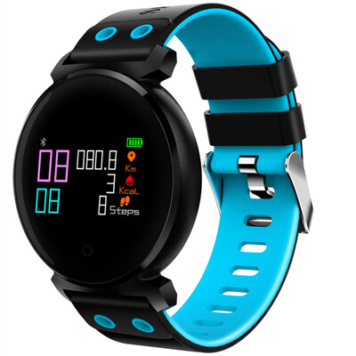 

Браслет Bluetooth Smart Watch IP68 Водонепроницаемый датчик кровяного давления / кислорода Монитор сердечного ритма Smart Reminder Android 4.4 iOS