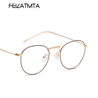 

FEIZATMTA Женские оптические очки Vintage Frames Мода Anti Blu Ray Компьютер Очки Очки Радиационные очки для чтения