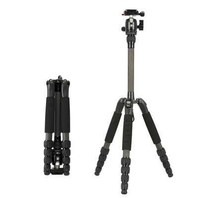 

SIRUI tripod T-025SKB-00K carbon fiber reversible SLR camera tripod portable mini micro single universal