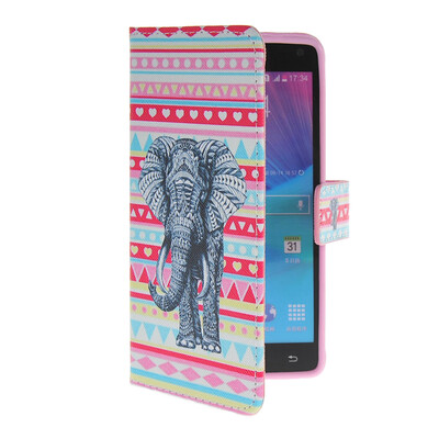 

MOONCASE Pattern Style Leather Side Flip Wallet Card Slot Pouch Stand Shell Back ЧЕХОЛ ДЛЯ Samsung Galaxy Note 4 N9100