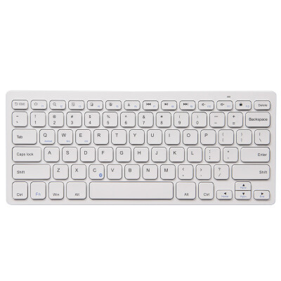 

BOW) HB098 Chocolate Button Portable Bluetooth Keyboard White