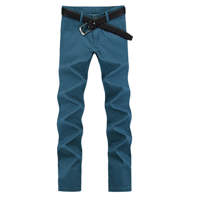 

Zogaa Korean Mens Pants Casual Slim Fashion Pure Cotton Straight