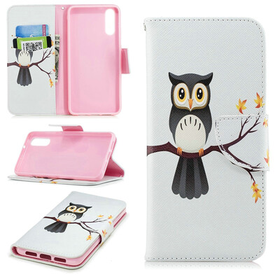 

BEFOSPEY Painting PU LeatherSoft TPU Card Slot Stand Wallet Case For Huawei P2058