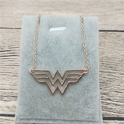 

New Gold Color Silver Color Wonder Woman Necklace Diana Prince Charm Wonder Woman Jewelry Super Hero Jewelry