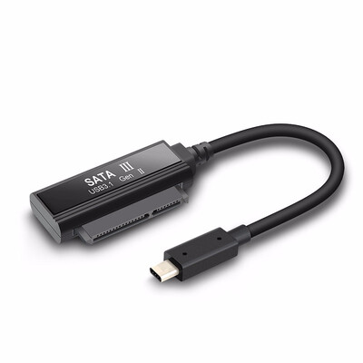 

Rocketek Type-C 31 SATA Portable Converter Cable Adapter USB C UASP SATA I II III for 25 inch SSD & HDD transfer up tp 10Gbps