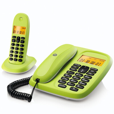 

Motorola (CL1C) CL101C цифровая беспроводная телефонная машина сидения машина материнская машина китайский дисплей набор офис дома перетащить фиксированной беспроводной стационарный (цвет извести)