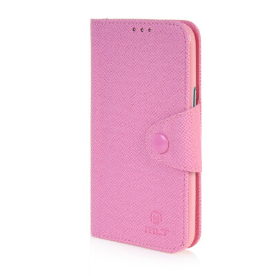 

MOONCASE Cross pattern Leather Wallet Flip Stand Shell Back Case Cover for Samsung Galaxy Grand 3 / Grand Max G7200 Pink