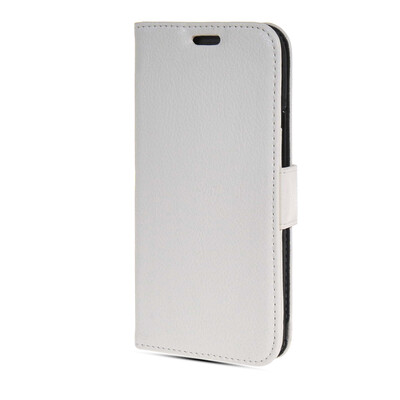 

MOONCASE High quality Leather Side Flip Wallet Card Slot Pouch Stand Shell Back ЧЕХОЛ ДЛЯ Htc One M8 White