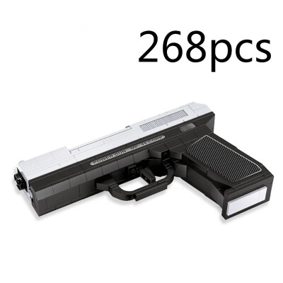 

777A 45pcs m1911 Building block toy gun airsoft pistol desert eagle air soft ak47 sniper m4a1 children lepin Toys