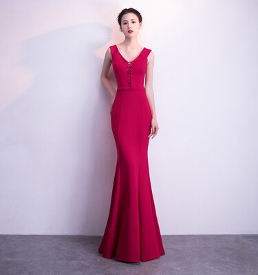 

Elegant halter long evening dress Mermaid Long Dress