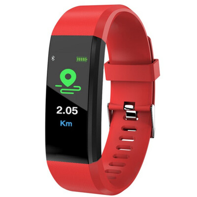 

New Color Screen Smart Fitness Bracelet Activity Tracker Wristband Watch Bracelet Blood Pressure Heart Rate Monitoring Smartband