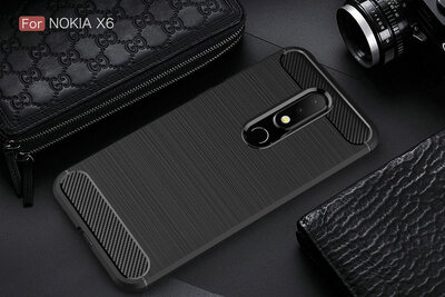 

for Nokia X6 2018 TA-1099 Shockproof phone case cover for Nokia X6 2018 TA-1099 Slim Armor case Back cover Etui Fundas Coque