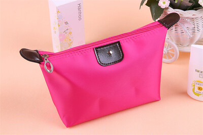 

simple dumpling cosmetic bag elegant folding bag waterproof bag washing cosmetics package