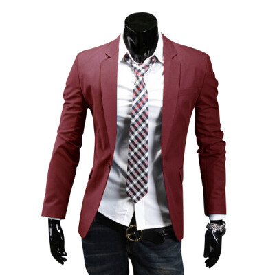 

Zogaa New Men's Suit Multicolor Casual