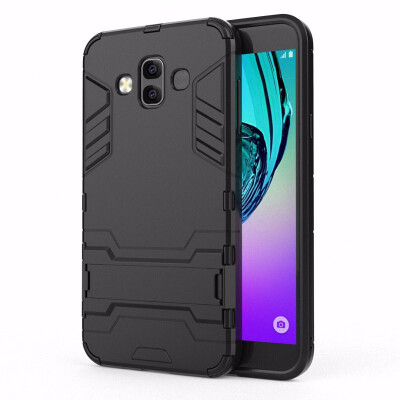 

WIERSS Shockproof Hard Phone Case for Samsung Galaxy J7 Duo 2018 J720 SM-J720F 55" Combo Armor Case Back Cover Fundas Capa