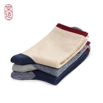 

JING ZAO Socks for women Cotton socks Seamless casual socks 3 pairs