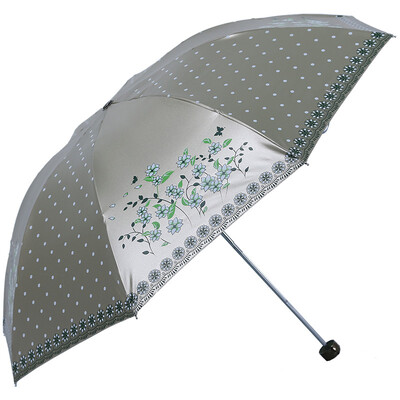 

Jingdong supermarket Paradise umbrella fashion three fold umbrella color plastic clear umbrella princess umbrella 30004 Ambilight B models sky