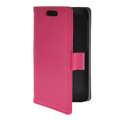 

MOONCASE тонкий кожаный бумажник флип сторона держателя карты Чехол с Kickstand чехол для HTC Desire 310 ярко-розовый
