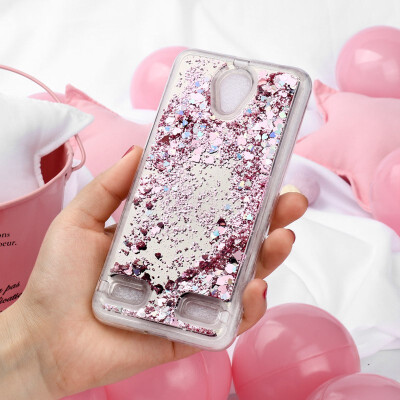 

Akabeila Cover for ZTE Blade A520 A 520 BA520 Case Soft Mirror Dynamic Glitter Phone Protector Cover Shell Bag