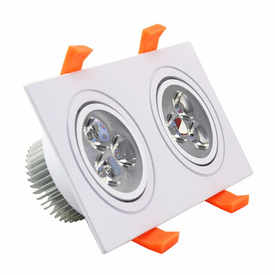 

LED Dimmable lights LED downlight lamp 6W Теплый белый 110V 220V диммер Встраиваемый светодиодный прожектор