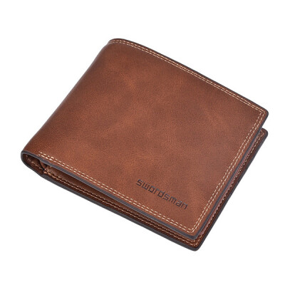 

Vintage Multifunctional Male Wallet Short Card Bags