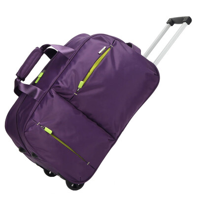 

【Jingdong Supermarket】 Cara sheep (Carany) CX8430 grape purple trolley bag travel bag hand-held large capacity men and women luggage bag folding 20-inch boarding bag waterproof