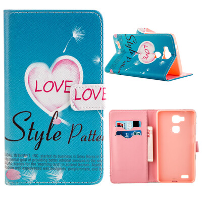 

MOONCASE ЧЕХОЛ ДЛЯ Huawei Ascend Mate 7 Flip PU Leather Fold Wallet Card Slot Kickstand Back [Pattern series] /a11