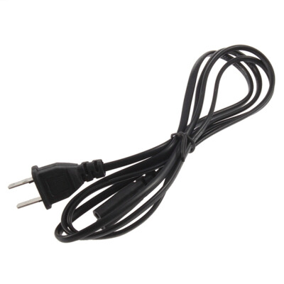 

5FT US Plug 2-Prong Port Ac Power Adapter Cord Cable For VCR PS2 PS3 SLIM