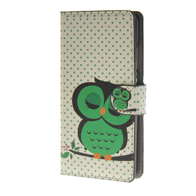 

MOONCASE Owl style Leather Wallet Flip Card Slot Stand Pouch чехол для Huawei Ascend P8 lite A14