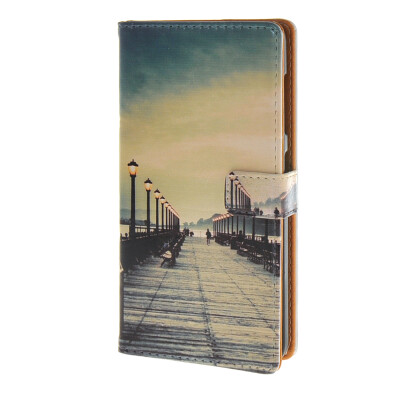 

MOONCASE Case for Microsoft Lumia 535 Pattern series Leather Flip Wallet Card Slot Stand Back Cover