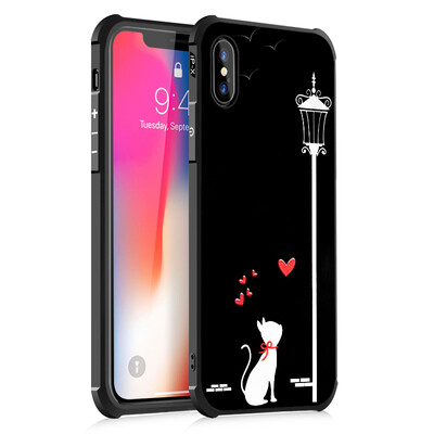 

Goowiiz Fashion Phone Case For Iphone 78X Luxury 3D Cute Cartoon Slim Full Soft Silicone Prevent falling
