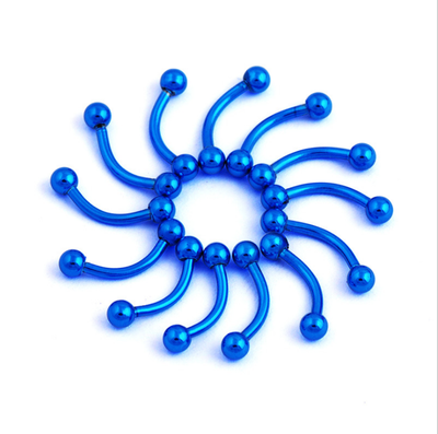 

6PCS medical stainless steel eyebrow nail body jewelry piercing eyebrow nailed nail body clavicle earrings nail jewelry