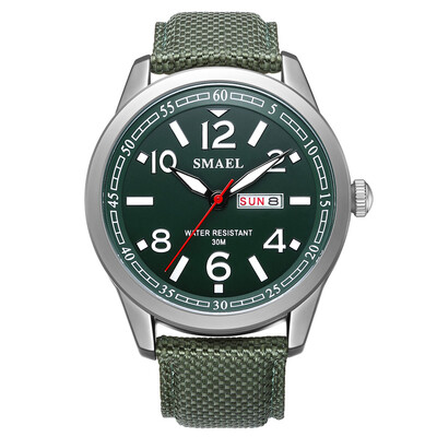 

SMAEL New Watch Waterproof Calendar Leather Multi Function Male Watch Outdoor Sports Quartz Watch
