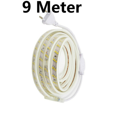 

Waterproof 220V Led Strip 2835 180LedsM With EU Power Adapter Flexible LED Tape Ribbon outdoor 1M 2M 5M 10M 15M 20M