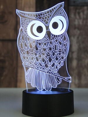 

AINA 16 color owl night light