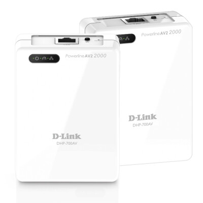 

D-Link dlink DHP-701AV electronic cat suit Gigabit cable power line transmission, automatic matching simple Internet without additional wiring