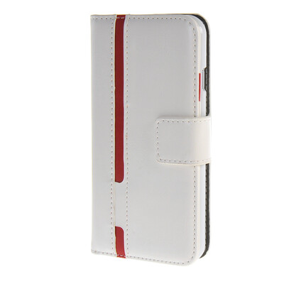 

MOONCASE Senior Leather Flip Wallet Card Slot Bracket Back чехол для Cover Apple iPhone 6 Plus (5.5") белый