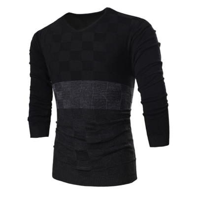 

Zogaa New Mens Sweater Fashion V-neck